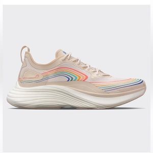 APL streamline rainbow sneakers.